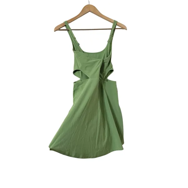 ABERCROMBIE & FITCH Traveler Athletic Green Cut Out Mini Dress - Image 3