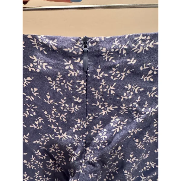 Brandy Melville Cara Ruffle Mini Skirt Blue‎ Floral Ruffle Coquette Girly - Image 5
