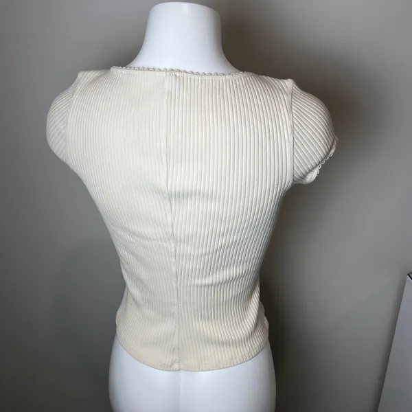 Free People Most Wanted Cardi in Ivory - Image 4