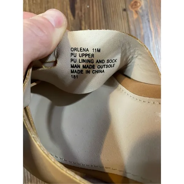 ‎Steve Madden Orlena Tan Wedges size 11 - Image 6