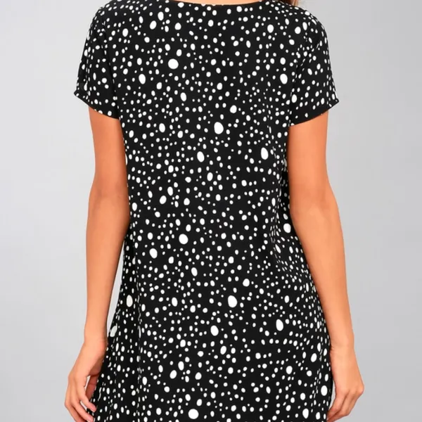Lulus Mini Polka Dot Dress - Image 3