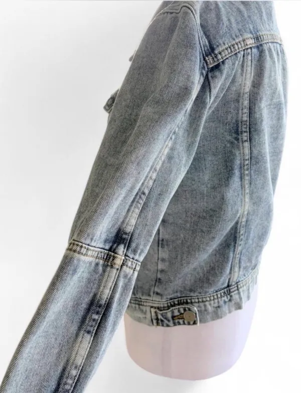 Free People Denim Jacket Trucker - Image 4