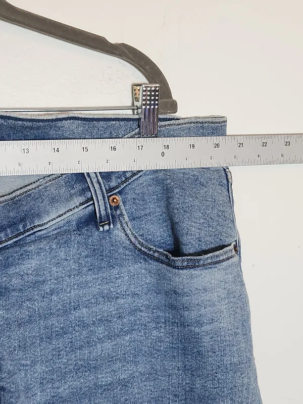 Abercrombie & Fitch Crisscross High Rise Skinny Ankle Jeans Size 24 Long/37 - Image 6