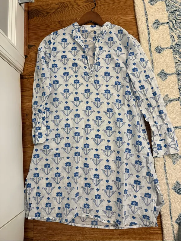 Livro Blockprint Tunic Size XS STAIN White - Image 6