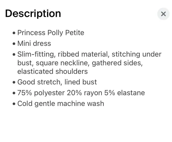 Princess Polly Blue Mini Dress - Image 6