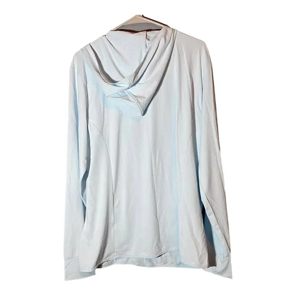 Cool Run‎ Women’s Light Blue Athletic Full Zip hooded Jacket 3XL NWT - Image 2