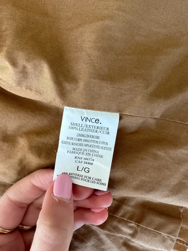 Vince Genuine Leather Jacket - Image 5