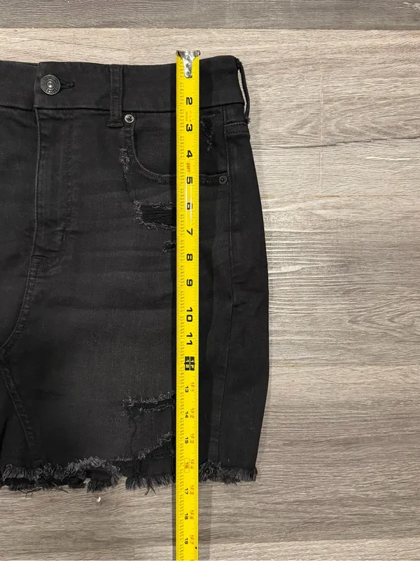 American Eagle Womens Next Level Stretch Curvy Hi-Rise Black Mini Skirt SIze 12 - Image 8