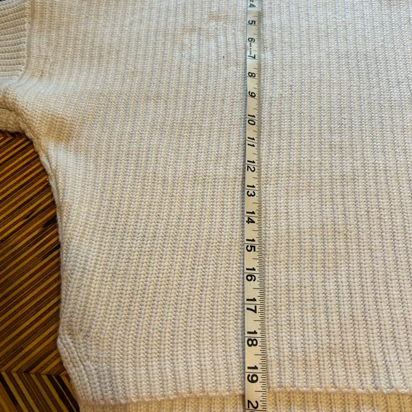 Abercrombie & Fitch Y2K Bone Chunky Ribbed Turtleneck Sweater - Image 7
