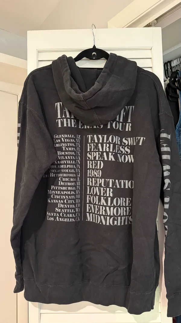 Taylor Swift Black Eras Tour Hoodie - Image 3