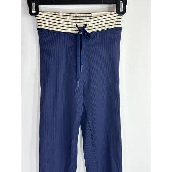 Offline By Aerie 7/8 Hi Rise Navy Blue‎ Ribbed Legging SMALL NWT - Image 2