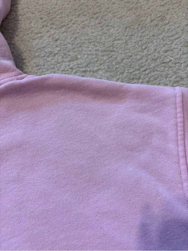 White Fox Boutique Light Pink Hoodie - Image 5