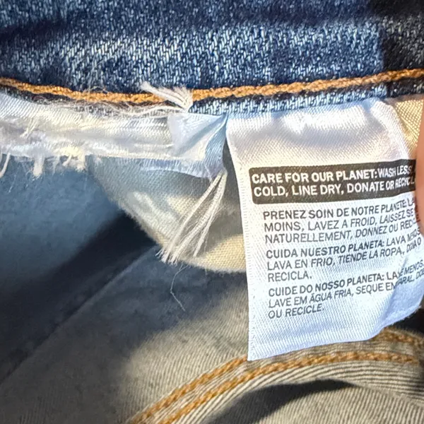 Levi's Wedgie Straight Fit Jeans in Unstoppable Wear Dark Wash‎ Size 24 - Image 11