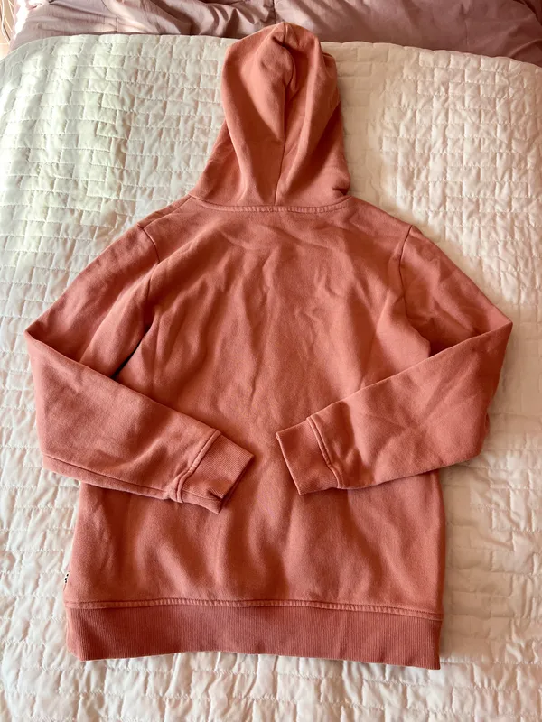Vans Blush Pink Hoodie Sweatshirt Size XS - Image 2