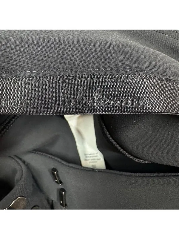 Lululemon On the Move Pant Black Mid Rise Travel Capsule W5BGZS Women's Size 6 - Image 12