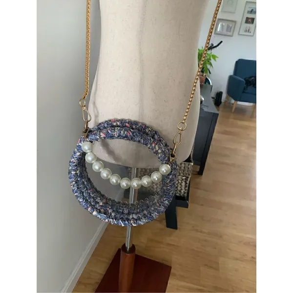Retro clutch clear crossbody purse - Image 2