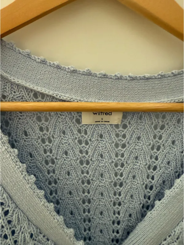 Aritzia Wilfred Blue Sweater - Image 4