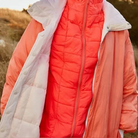 FP Movement Juno Packable Puffer Jacket reversible 1st Place neon down feel coat - Image 7