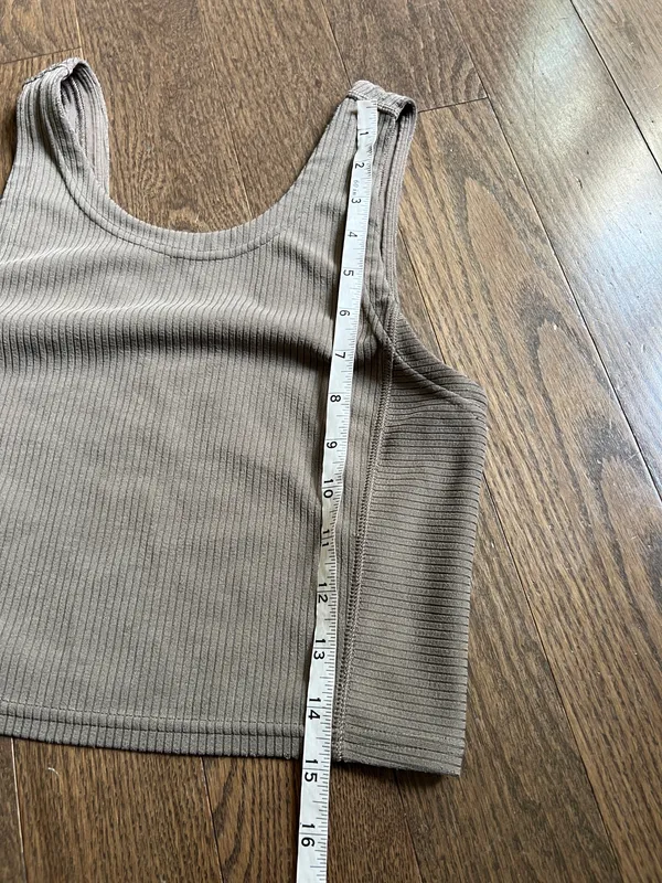 Lululemon Ribbed Softstreme Tank Top Size 4 - Image 5
