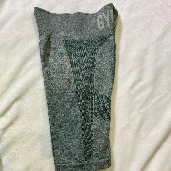 Gymshark Seamless High-Waist Bike Shorts in Teal Green - Image 5