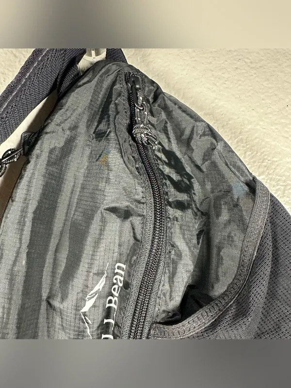 L.L.Bean Black Stowaway Packable Sling - Image 4