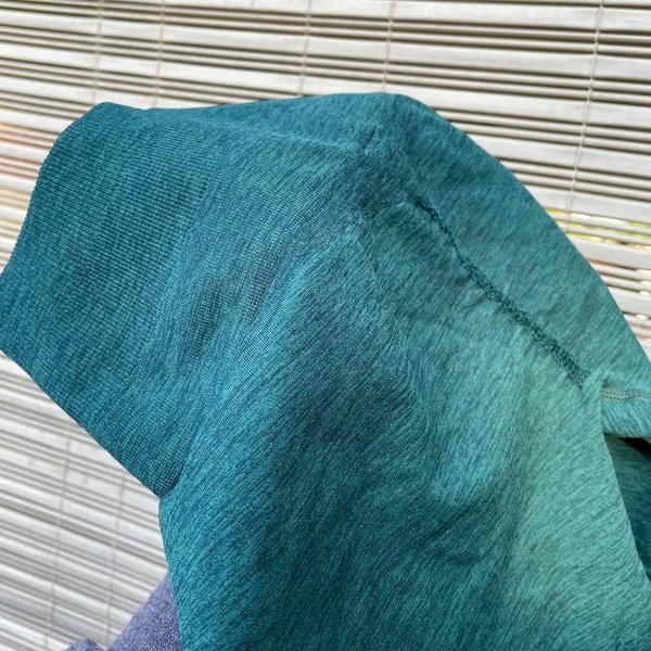 Teal Blue Green Workout Activewear Butt Scrunch High Waisted Shorts - Image 3