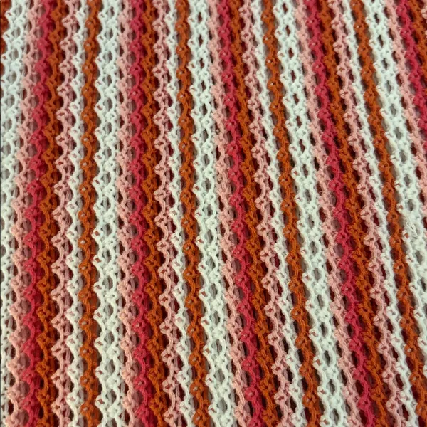 C&C California Knit Tank Coverup Dress Size Large Pink White Orange - Image 5