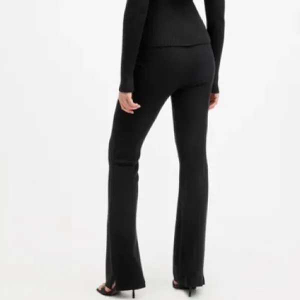 ALLSAINTS Peaches Slim Fit Trousers, Black, Size Small, NWT - Image 3
