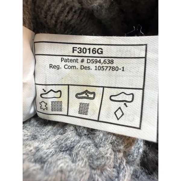 UGG Shaina Sweater Knit Cuff Boots Gray Suede Women's 8 1012534 - Image 10