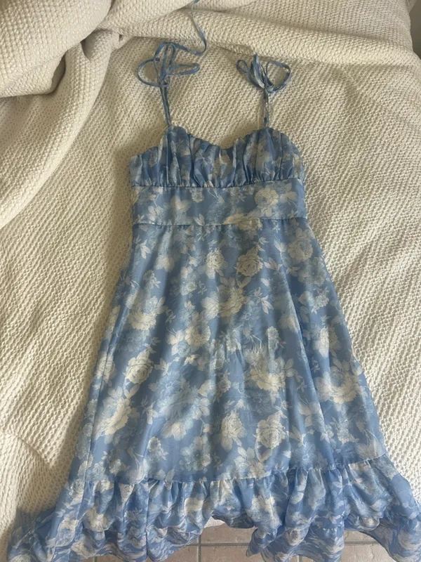 Altar'd State Blue Dress (on left) - Image 2