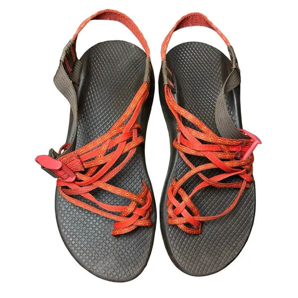 Chaco Z/Cloud X2 Sandals – W8 Orange/Red - Image 9