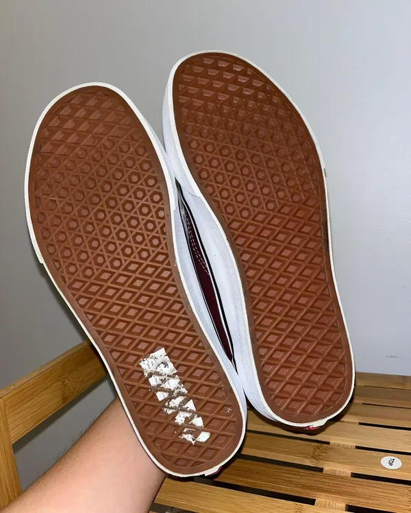 Vans Old Skool Shoes - Maroon - Image 7