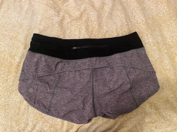 Grey Lululemon speed up shorts  - Image 2