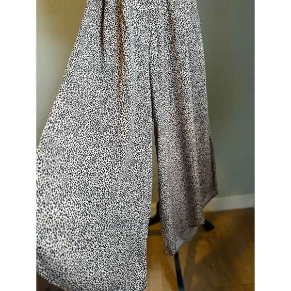 Mi ami Leopard Cutout Back jumpsuit‎ boho animal whimsi Y2K Flowy leopard print - Image 4