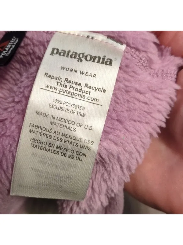 Patagonia Re-Tool Snap-T Fleece Pullover Dragon Purple Light Violet X Dye Size M - Image 8