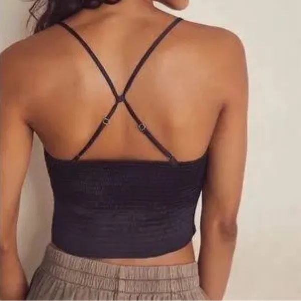 NWT Free People Intimately Right On Time Smocked Tank - Image 3