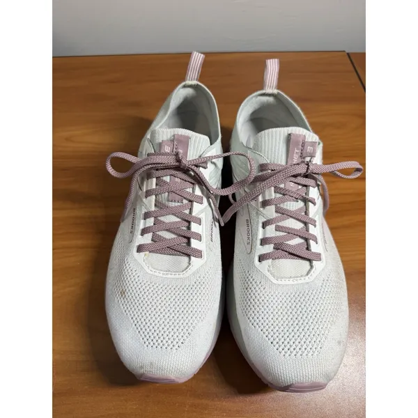Brooks Women's Ricochet‎ 8 White/Mauve Running Sneakers Size 9.5 Gym Workout - Image 3
