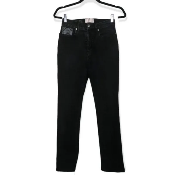 Revice Hourglass Fit Love Noir Black Size 24 90s Straight Leg Mom‎ Jeans NEW - Image 15