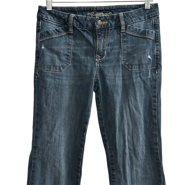 Old Navy Women's Bootcut Jeans Size 6 Blue Stretch Denim‎ 5-Pocket - Image 5