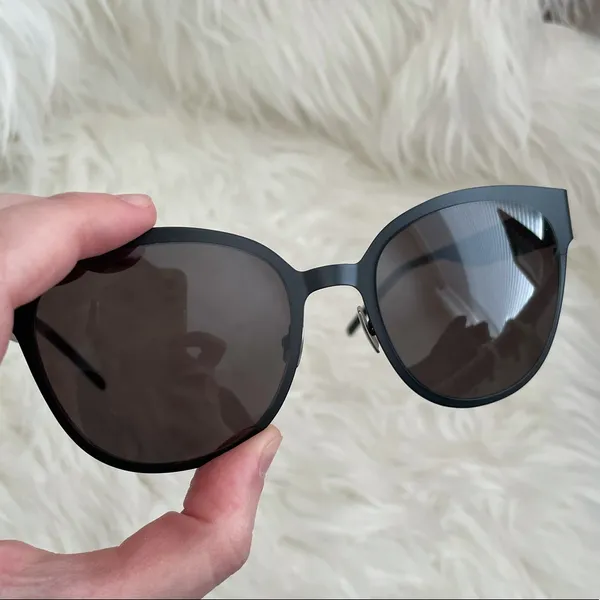 YSL 54mm round metal sunglasses - Image 9