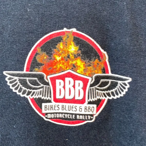 Gildan Bikes, Blues &‎ BBQ Arkansas Black Graphic Hoodie - Image 2
