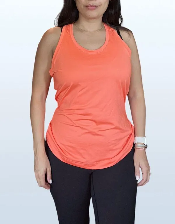 Adidas NWT Aeroready Women's D2T Training Tank Top in Orange/Coral, Size Small - Image 4
