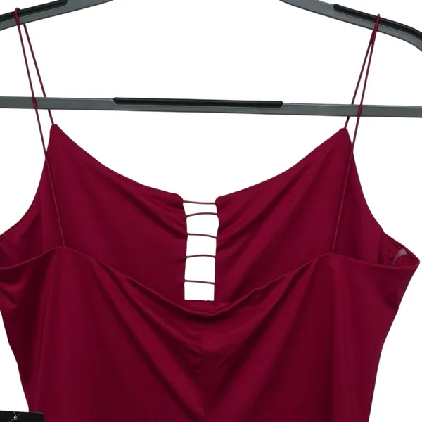Bebe‎ XL Spaghetti Strap Beautiful Red Bodycon Bandage Dress NWT - Image 6