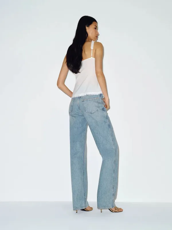 Reformation Val 90s Mid-Rise Straight Jeans - Image 2