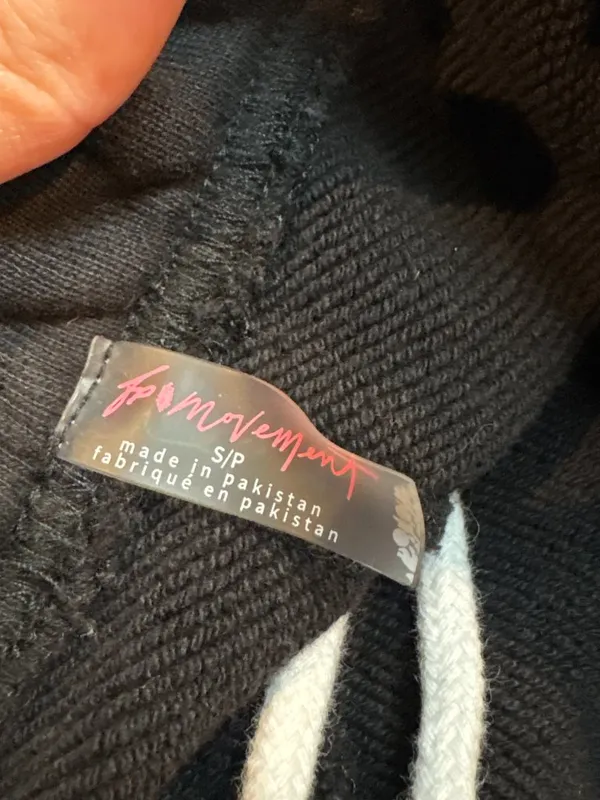 Free People FP Movement Top Score Cotton Pants in black - Image 5