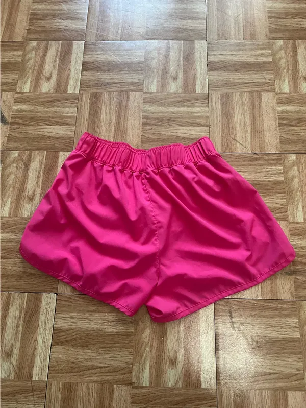 Ruffle pink shorts - Image 2