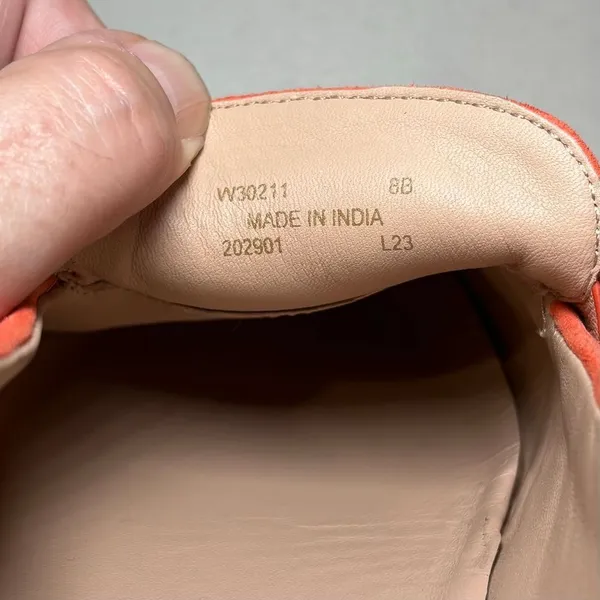 Cole Haan NWOT Women's Cloudfeel Montauk Orange Suede Espadrille Loafers‎ 8B - Image 7