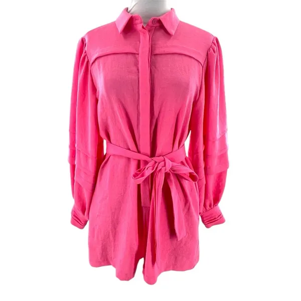 Alexis‎ Enza Romper in Hibiscus Pink Sz S - Image 5