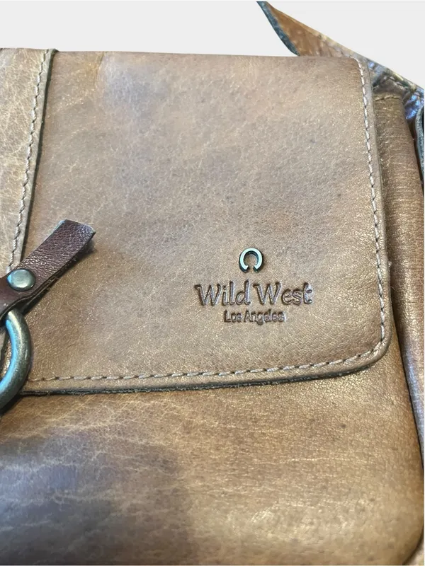 Wild West brown leather western crossbody - Image 7