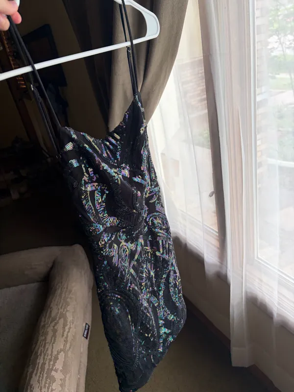Lucy in the Sky Sequin Dress Iridescent - Image 8